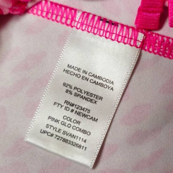 Sofia Vergara Active Pink & Barbie Pink Leopard Workout Top - Picture 4 of 12